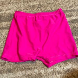 Pink swim shorts